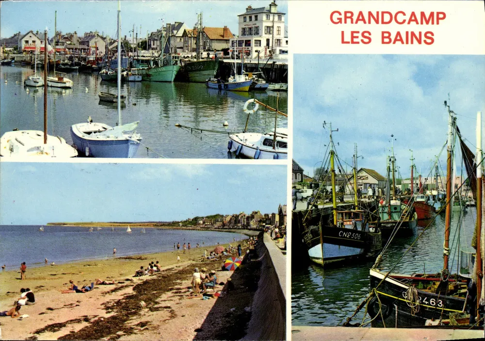 Grandcamp-les-Bains — Ansicht des Hafens und der Strand — Éditions Normandes Le Gouhey - Vorderseite