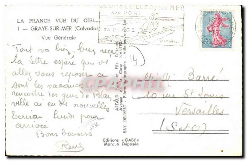Grave-sur-Mer — Vista Geral — Editor Gaby - Verso