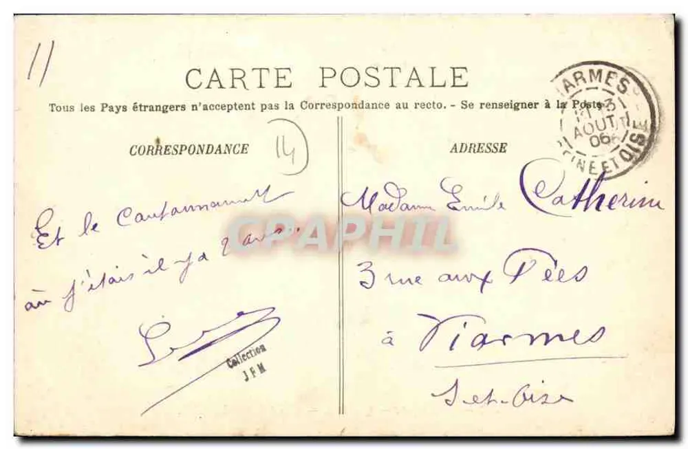 Falaise — Guibray — Praça Rainha-Mathilde — C. Jeanne, editora-fotógrafa Falaise - Verso