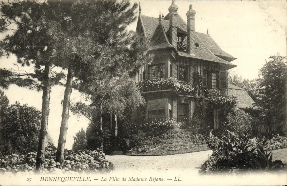 Hennequeville — Villa der Madame Réjane — LL. - Vorderseite