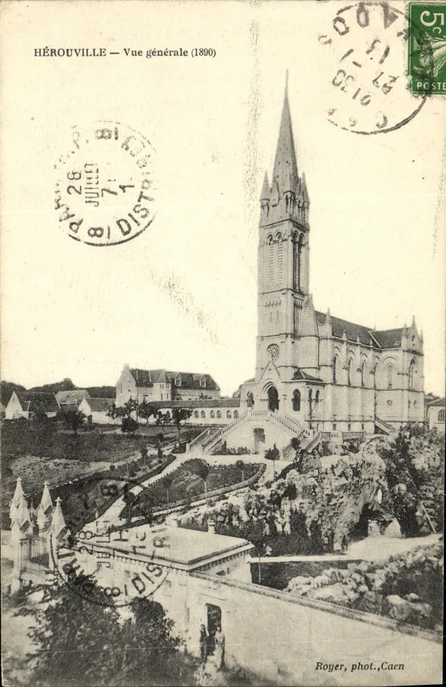 हेरौविल्ले — सामान्य दृश्य (1890) — रॉयर, फोटो., कैन - आगे