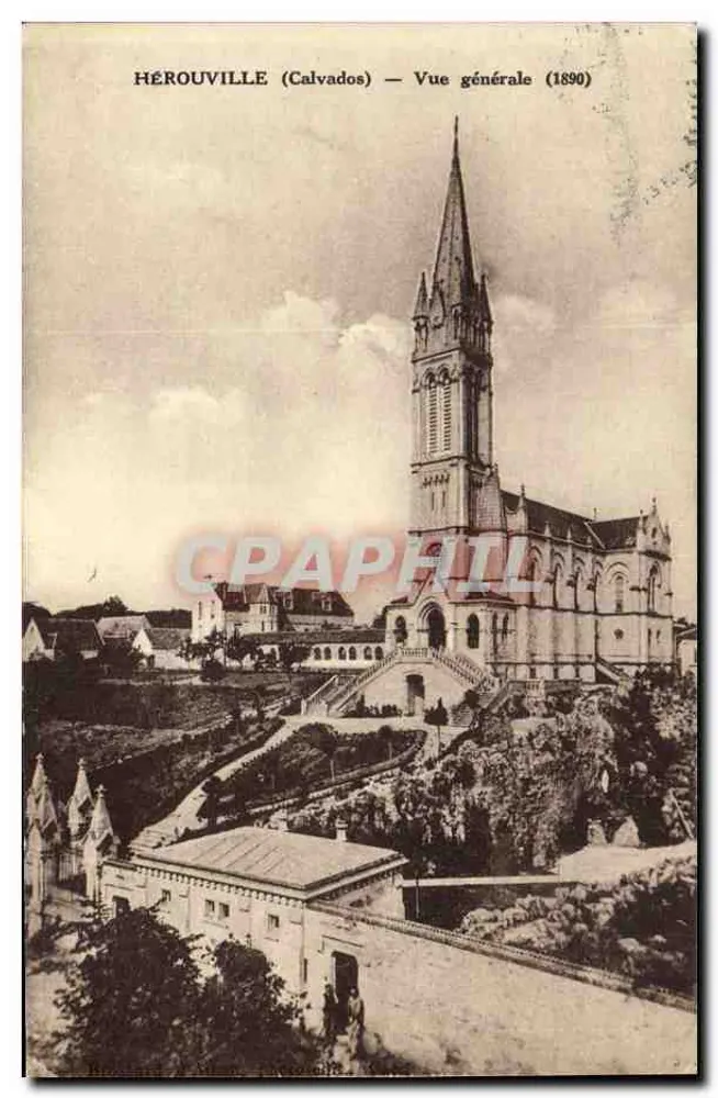 Hérouville (Calvados) — Vista geral (1890) — Editor Léon Lévy - Frente