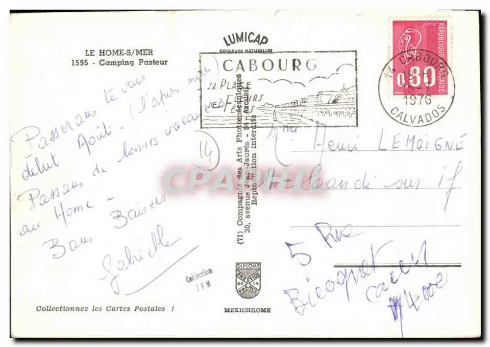 Camping Pasteur — Le Home/S/Mer — Editor IRIS - Verso