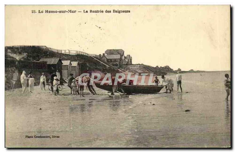 Le Hôme-sur-Mer — Die Rückkehr der Schwimmer — Photo Crochemore, Dives - Vorderseite