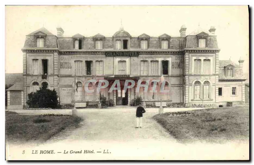 Le Home — O Grand Hotel — LL. - Frente