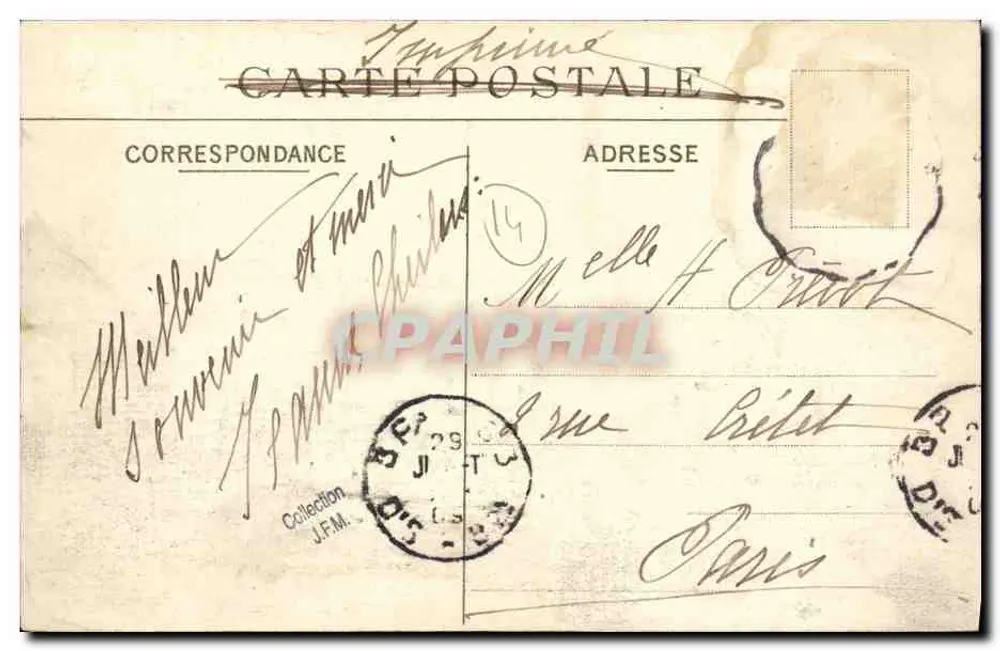 Le Hôme — Villas na Praia — J. GABARTE - Verso