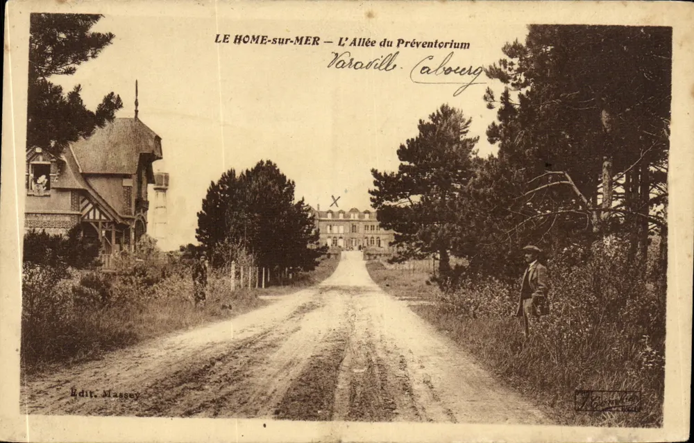 LE HOME-sur-MER — Die Allee des Preventoriums — Verlag Massey - Vorderseite