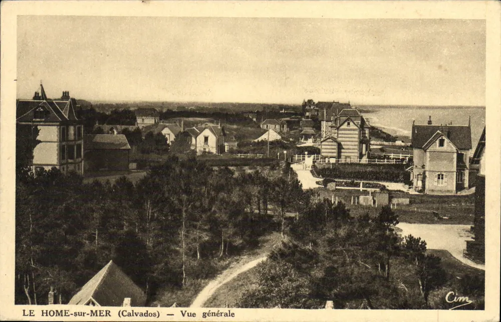 LE HOME-sur-MER (Calvados) — Vista geral — Cim - Frente