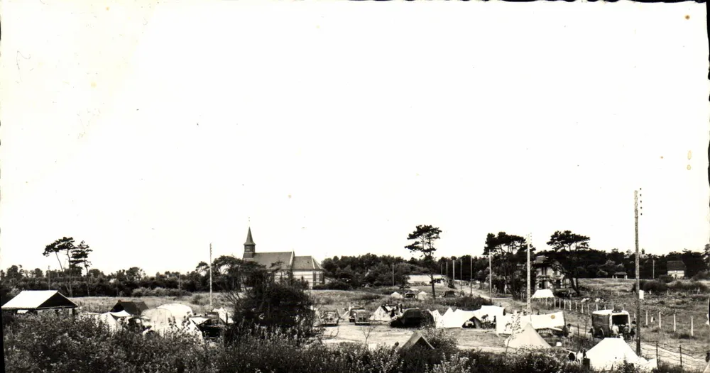 Home-sur-Mer (Calvados) — Teilansicht des Campingplatzes des Hotels de la Close — Éditions Arfaud Père et Fils, Nantes - Vorderseite