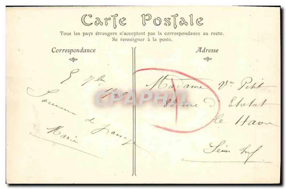 L'HOTELLERIE (Calvados) — Velha Casa — Editor não identificado, n° 236 - Verso