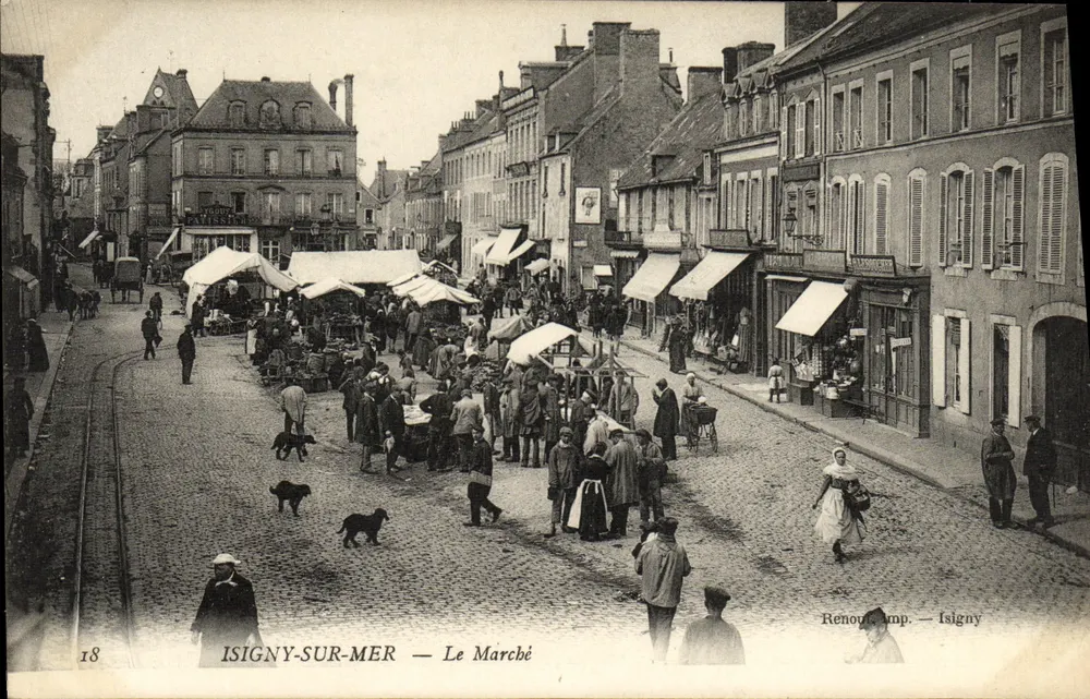 Isigny-sur-Mer — Der Markt — Renou Camp — Isigny - Vorderseite