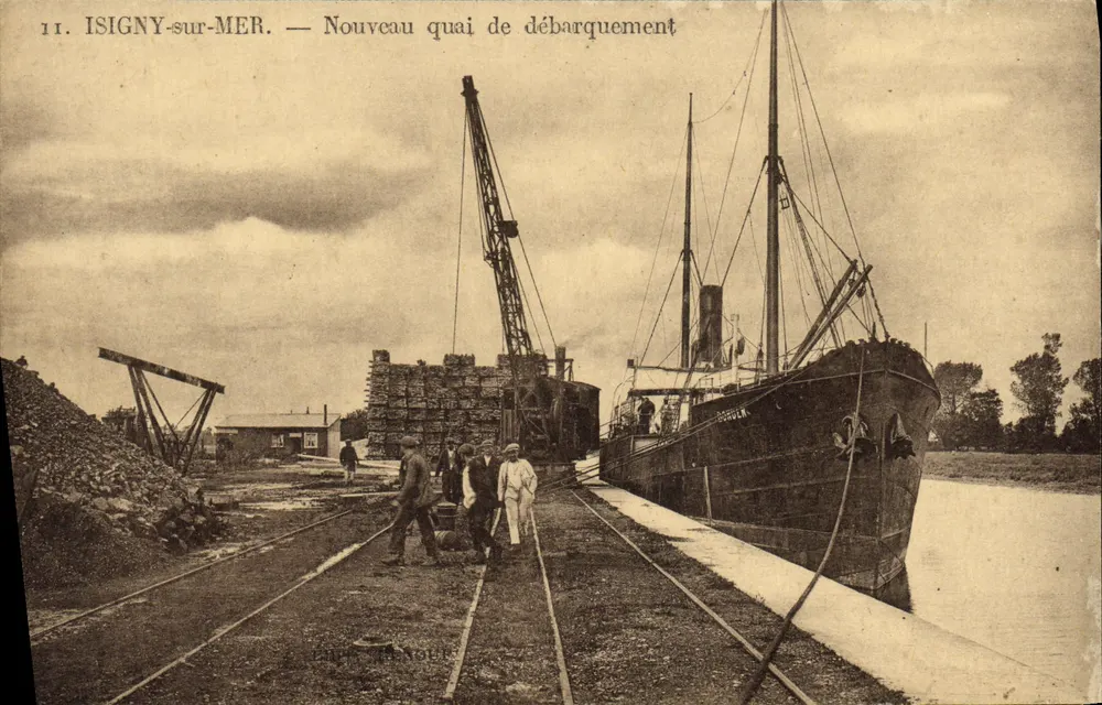 Isigny-sur-Mer — Neuer Anlegeplatz — Unbekannter Verlag, Seriennummer 11 - Vorderseite