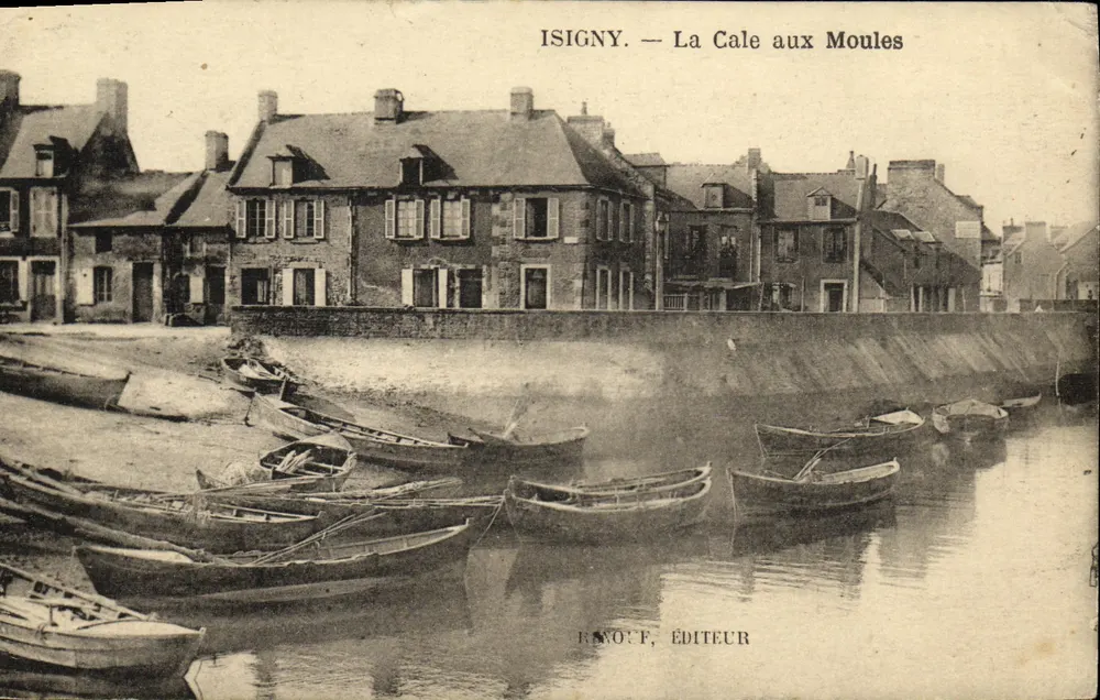Isigny — A Cale aux Moules — Editor R. Wolf - Frente