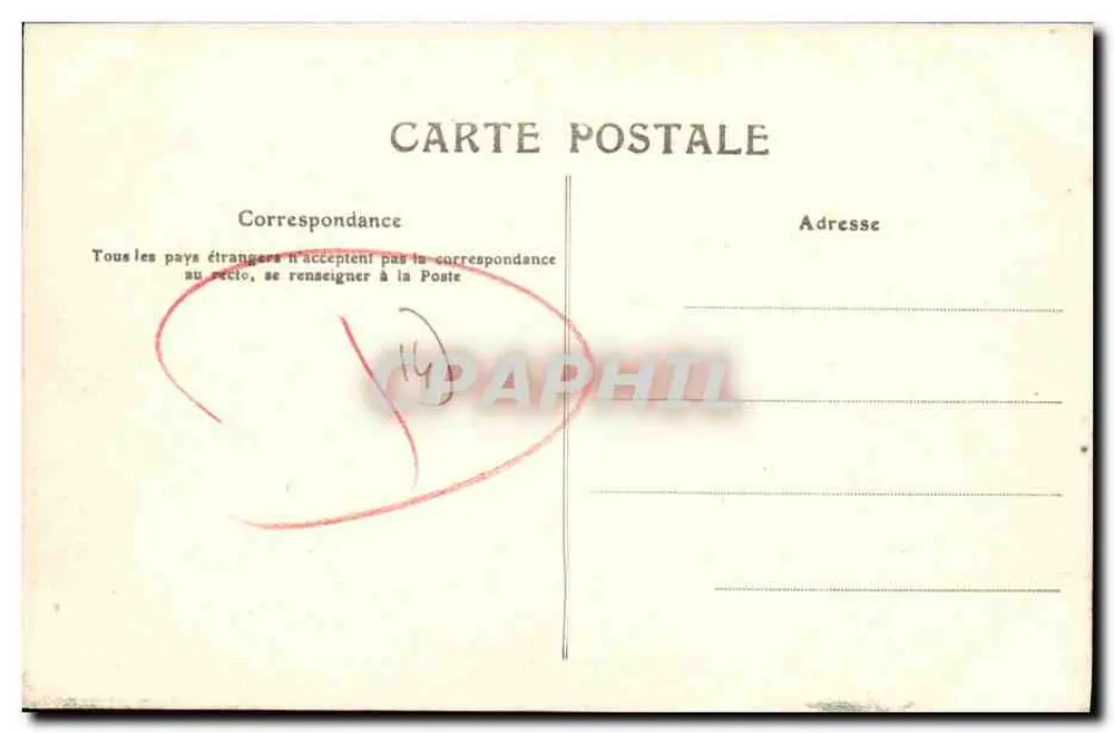 Isigny-sur-Mer — A Baía ao Nível Baixo da Maré — Renouf, Editor - Verso