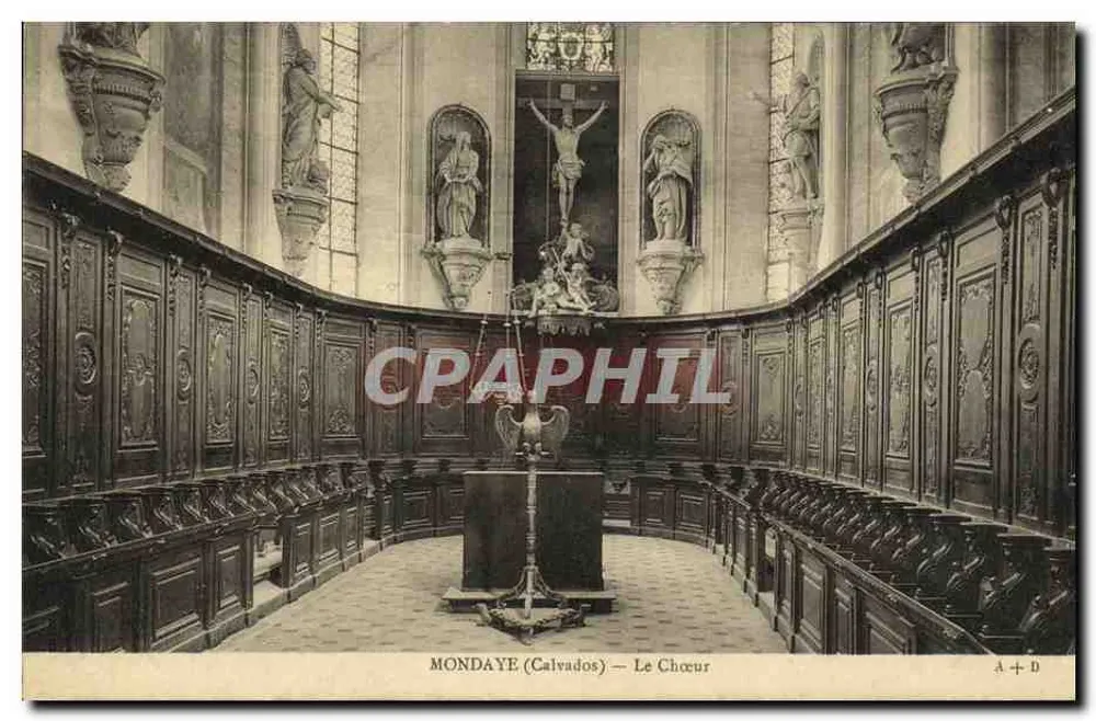 Mondaye (Calvados) — O Coro — A + D - Frente