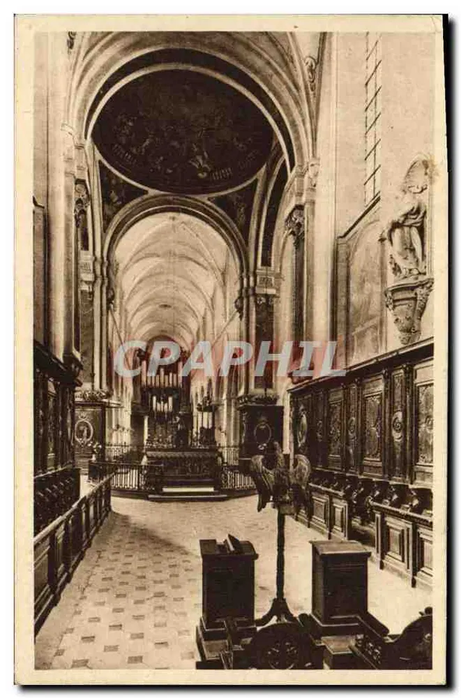 Innenansicht der Kirche der Abtei Mondaye — 18. Jahrhundert — Hélène Lorraine, Paris - Vorderseite