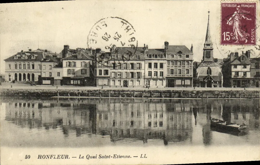 Honfleur — O Quai Saint-Etienne — LL - Frente