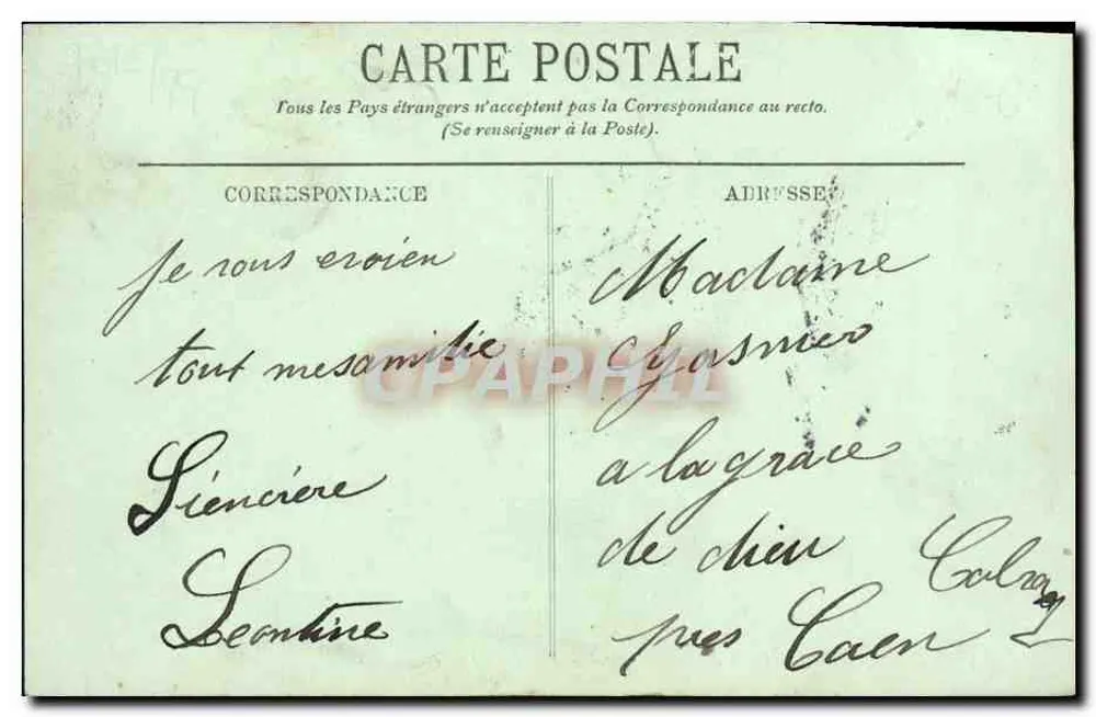 Honfleur — Quai der Quarantäne und Handelsgericht — LL. - Rückseite