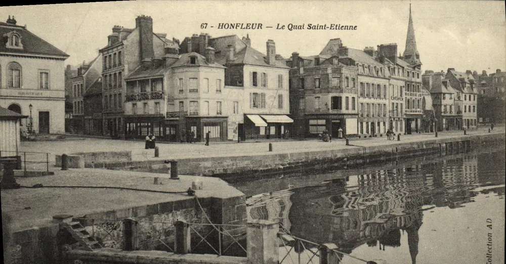 Honfleur — O Quai Saint-Etienne — Coleção AD - Frente