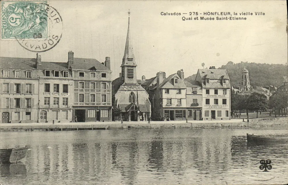Honfleur, die alte Stadt — Quai und Museum Saint-Etienne — Calvados 275 - Vorderseite