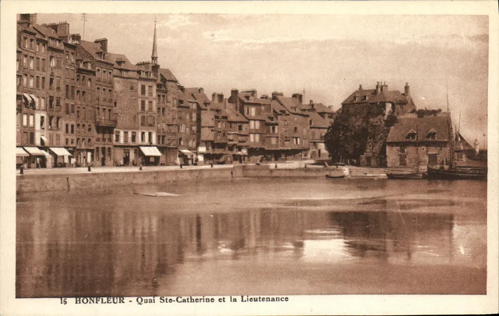 Honfleur — Quai Sainte-Catherine und die Lieutenante - Vorderseite