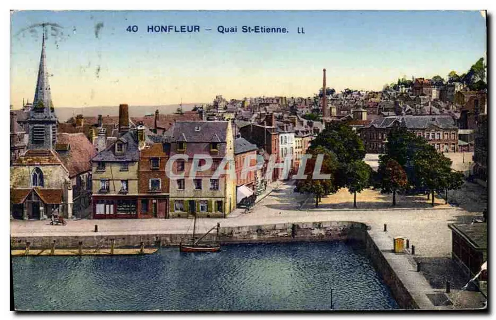 Honfleur — Quai Saint-Etienne — LL n°40 - Frente