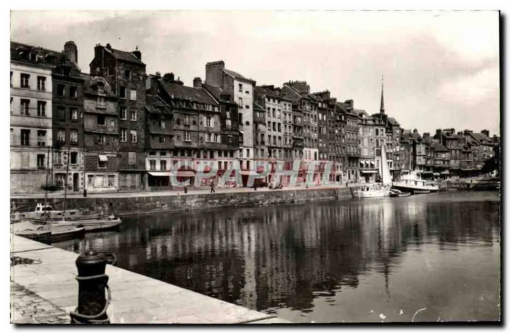 Honfleur (Calvados) — Przystań Świętej Katarzyny — Combiér Imprimeur - Awers