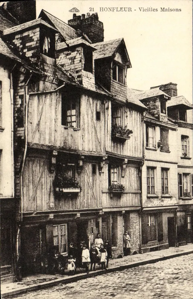Honfleur - Velhas Casas — série 21 - Frente