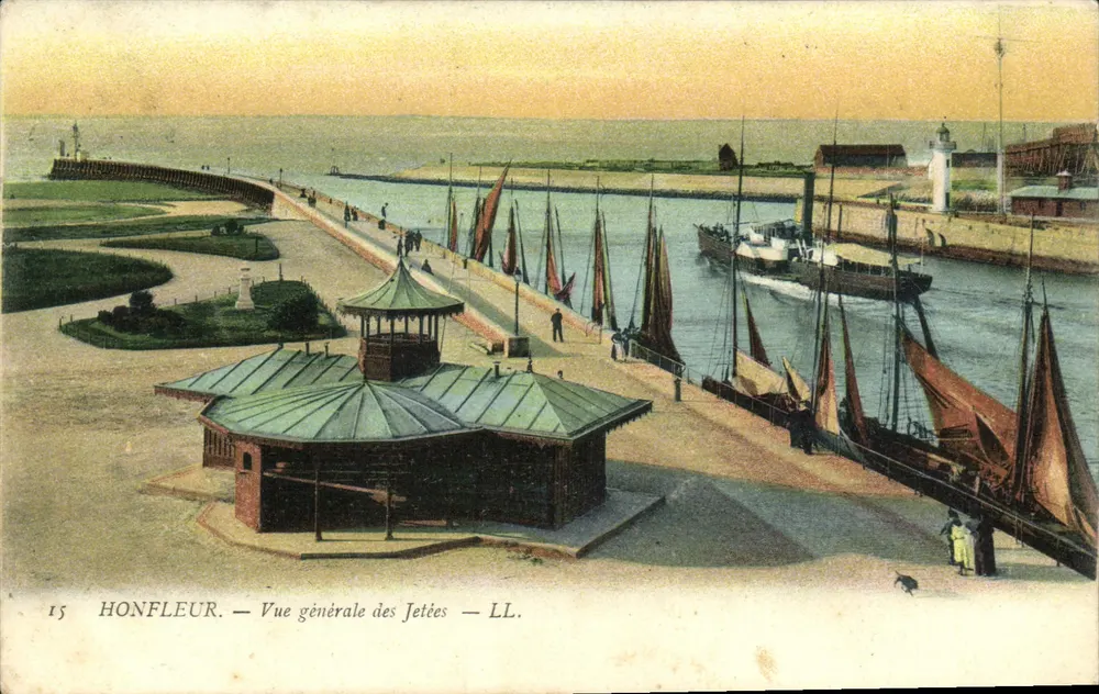 Honfleur — Vista geral das Pontas — LL. - Frente
