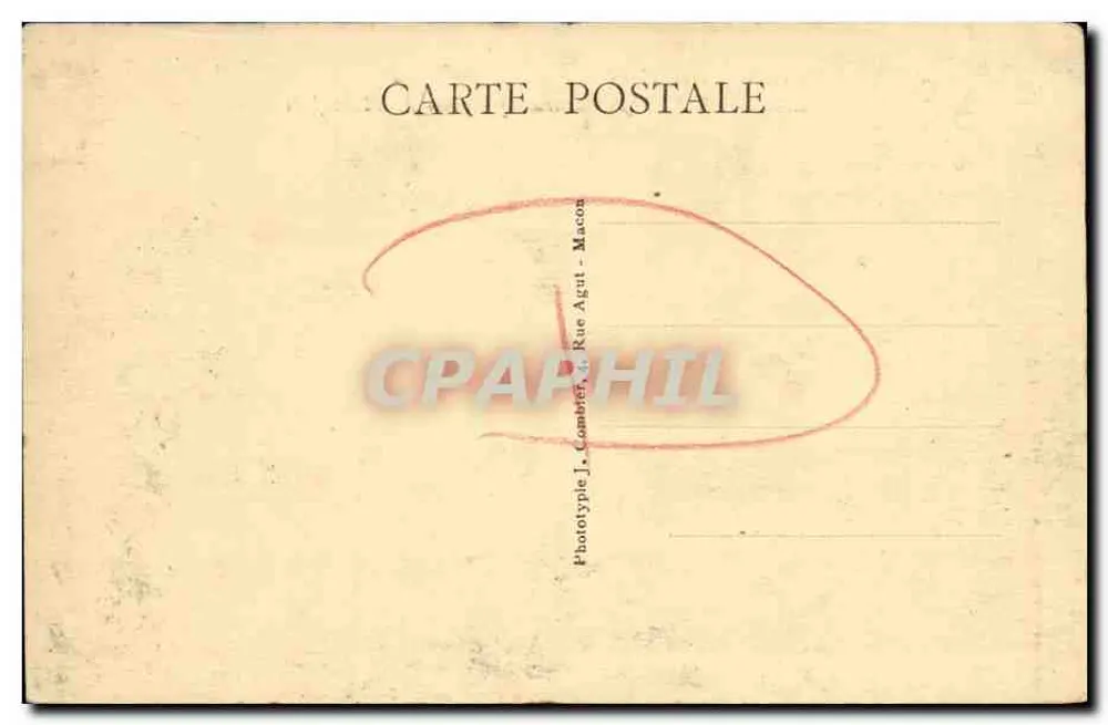 Honfleur — Panoramablick vom Mont Joli — Phototype J. Cambier, Rue Agut, Macon - Rückseite