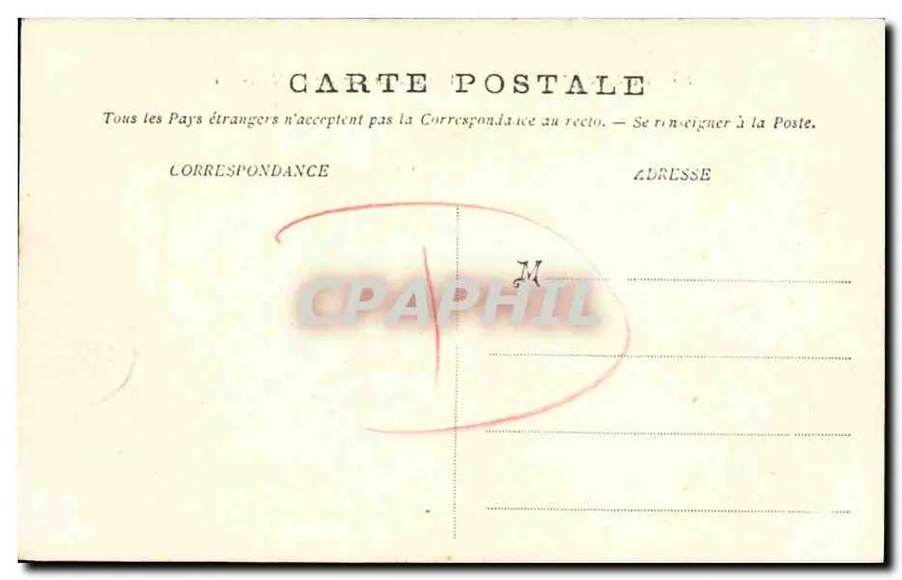 Honfleur — Visão Geral Tirada do Mont-Joli — editor desconhecido, n° 15 - Verso