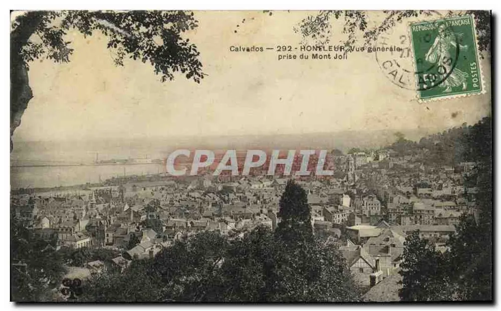 HONNELEUR — Vue générale prise du Mont Joff — éditeur Calvados 292 - Vorderseite