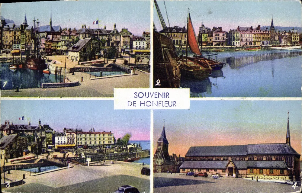 Honfleur — Lembrete de Honfleur — Berjau & Cie, Bordeaux - Frente