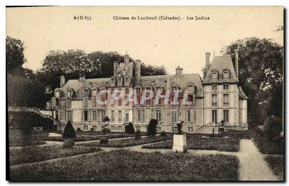 Castelo de Lanthieuil (Calvados) — Os Jardins — A.D. 875 - Frente