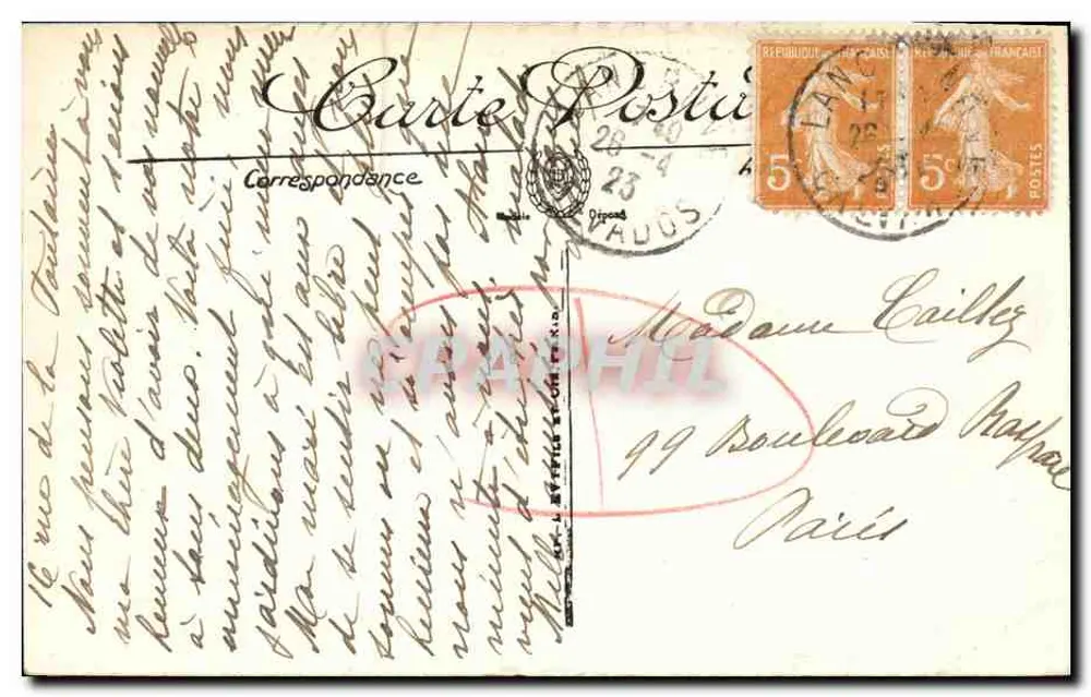 Langrune-sur-Mer — A Hora do Banho — LL. N°16 - Verso