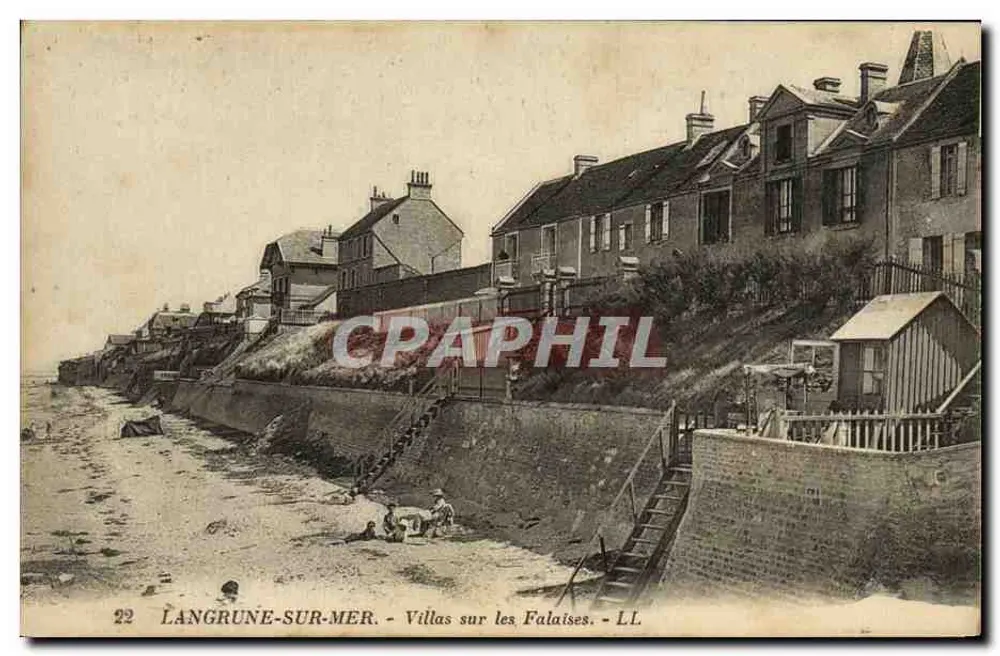 Langrune-sur-Mer — Villen auf den Klippen — LL - Vorderseite