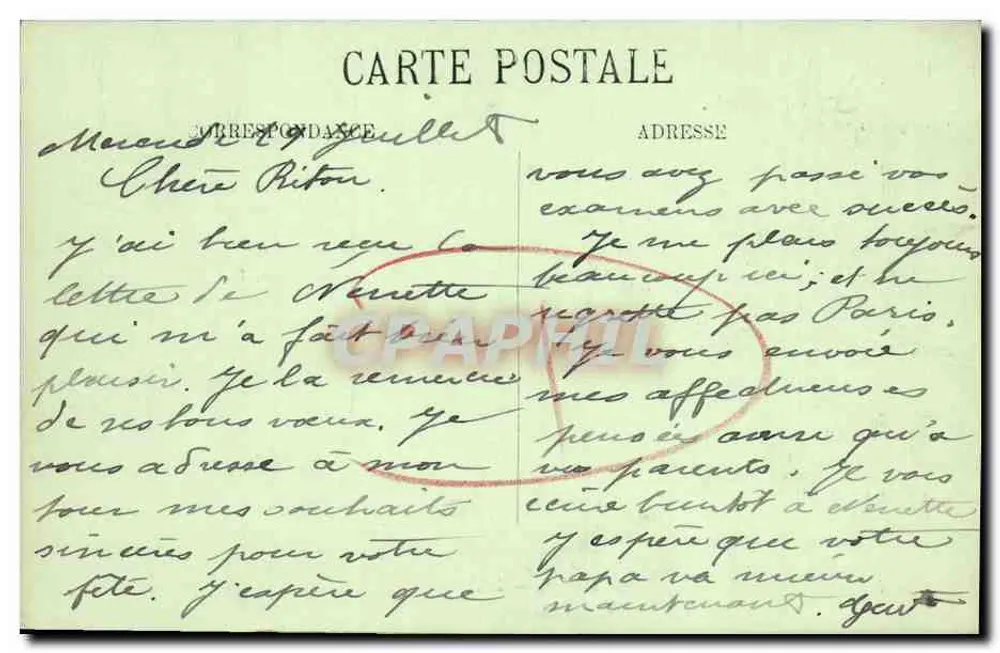 Langrune — La Digue — Les Cabines — LL. - Rewers