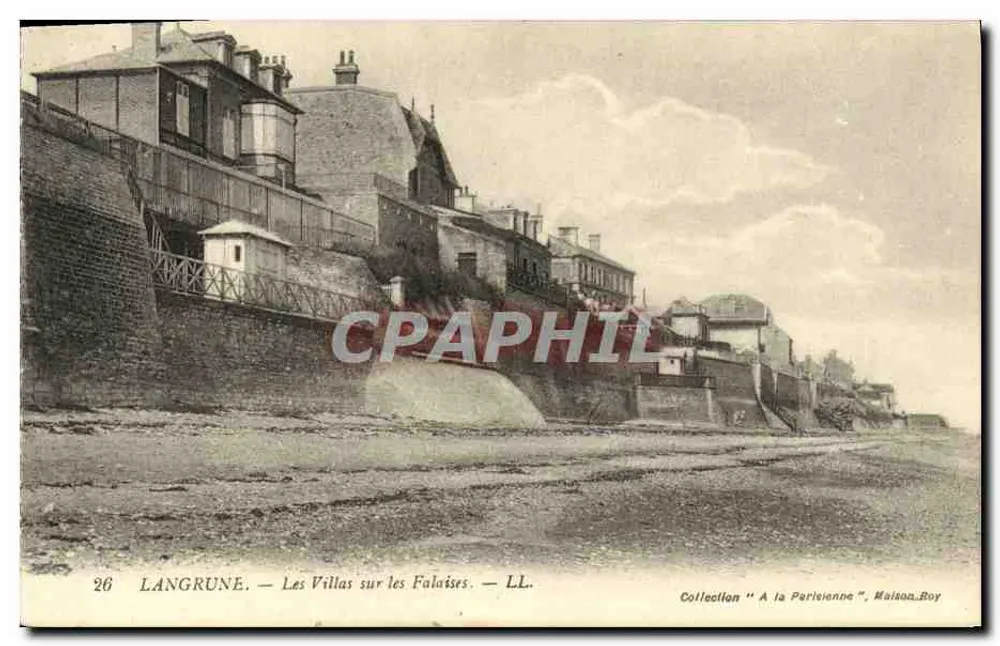 Langrune — Die Villen an den Klippen — Kollektion 'A la Parieienne', Maison Roy - Vorderseite