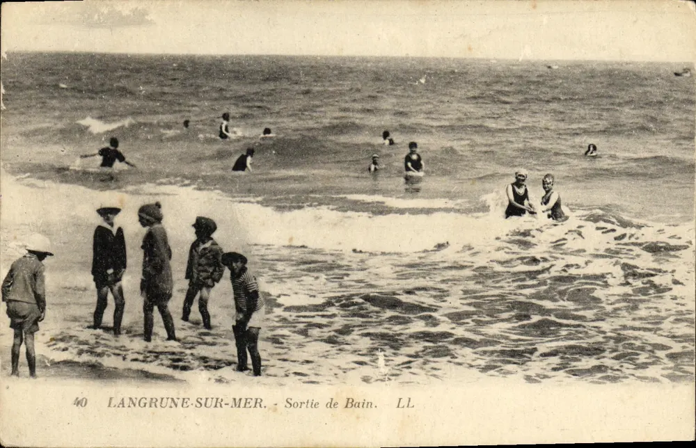 Langrune-sur-Mer — Saída para Banho — LL, n°40 - Frente