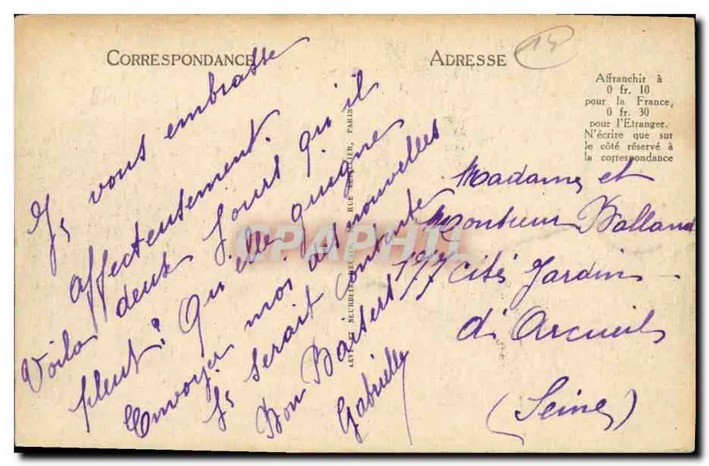 Langrune-sur-Mer — Saída para Banho — LL, n°40 - Verso