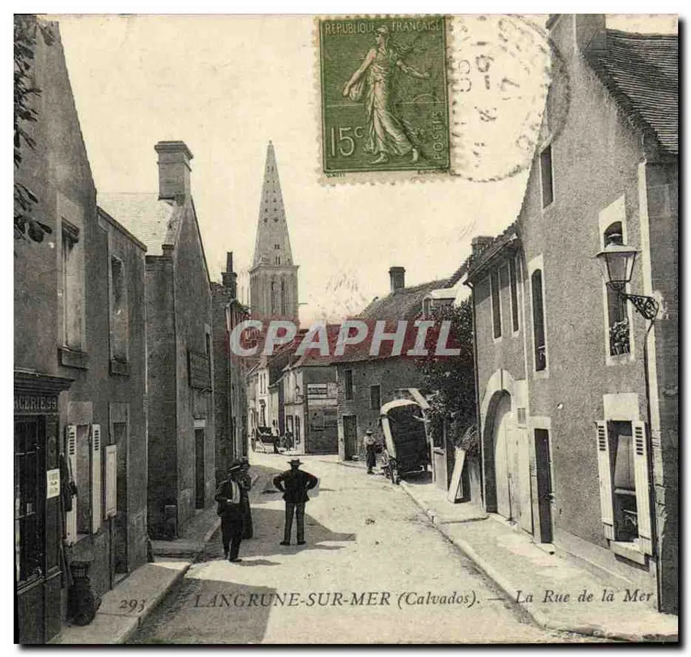 Langrune-sur-Mer (Calvados) — A Rua da Mar — n° 293 - Frente