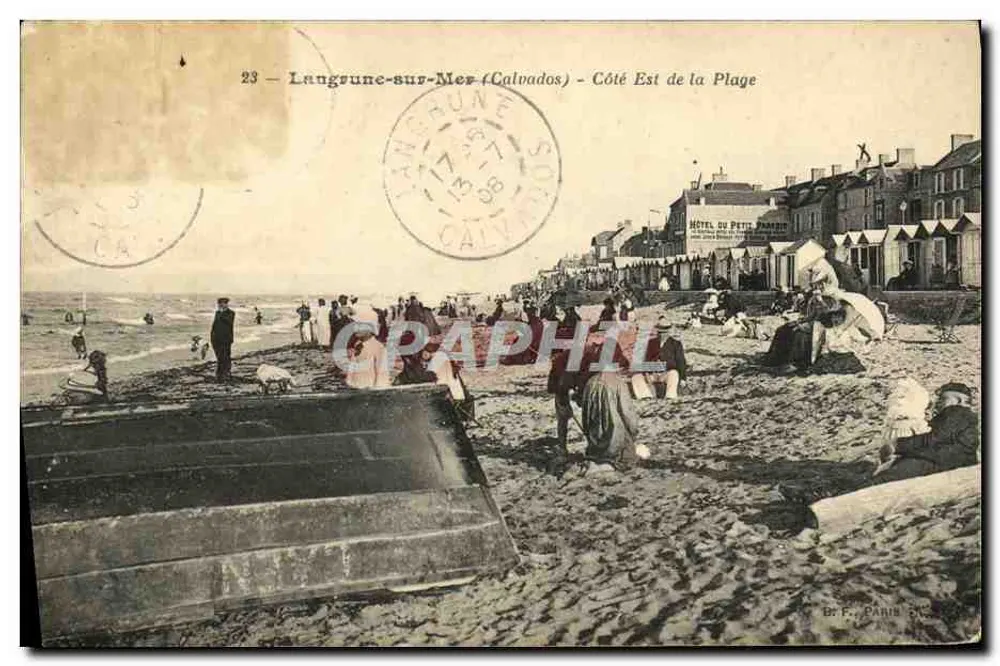 Langrune-sur-Mer (Calvados) — Lado Leste da Praia — Dr. F. Paris - Frente