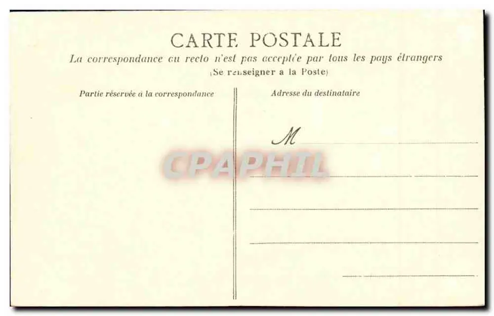 Langrune (Calvados) — A Igreja em restauração — Coleção AD - Verso