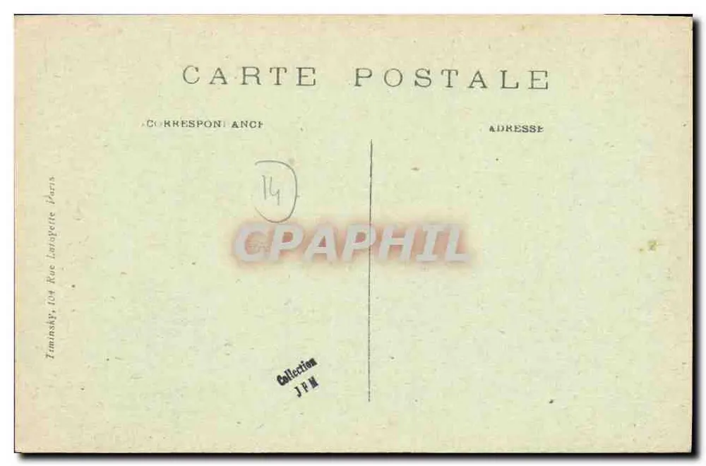 Langrune-sur-Mer (Calvados) — A Digue e a Praia — T. M. K. - Verso