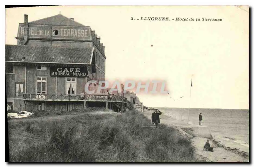 Langrune - Hotel de la Terrasse — unbekannter Verlag, Seriennummer 3 - Vorderseite