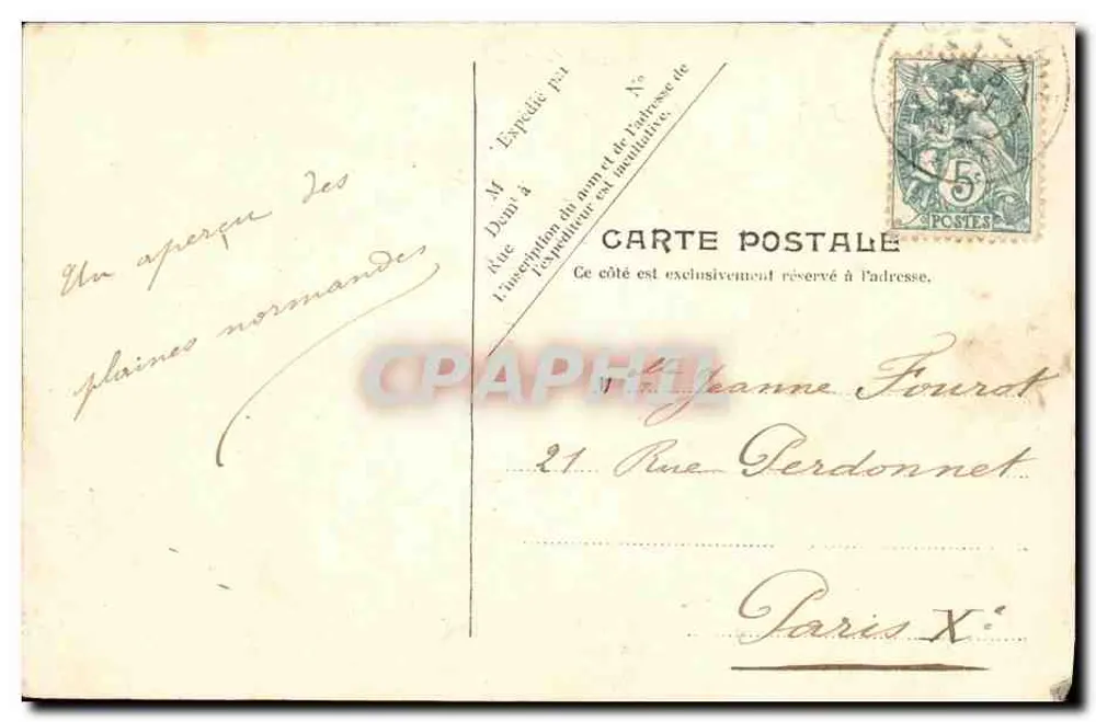 Langrune — Panorama — V.P. Paris. No.6, Cliohas L.M. - Verso