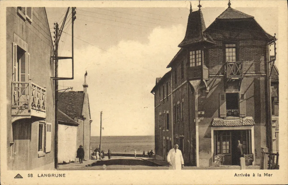 Langrune-sur-Mer — Chegada ao Mar - Frente