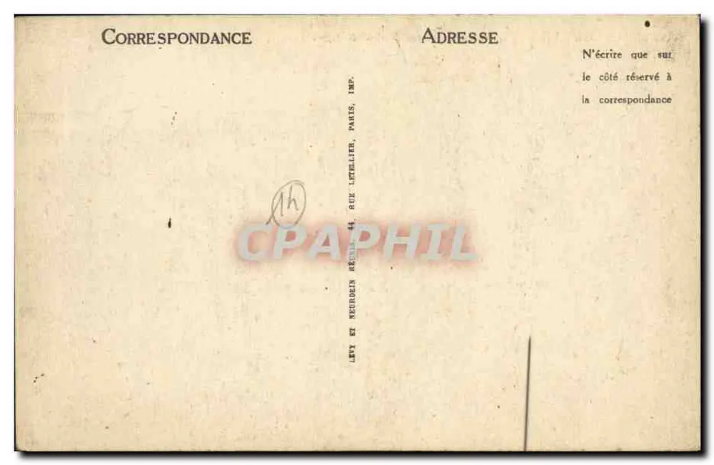 Langrune — Plaża przy niskiej wodzie — LL - Rewers