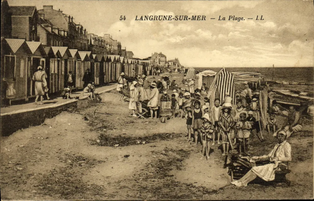Langrune-sur-Mer — A Praia — LL - Frente