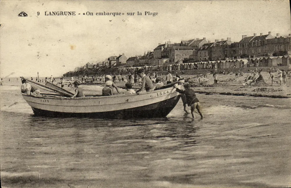 Langrune - « An Bord » am Strand - Vorderseite